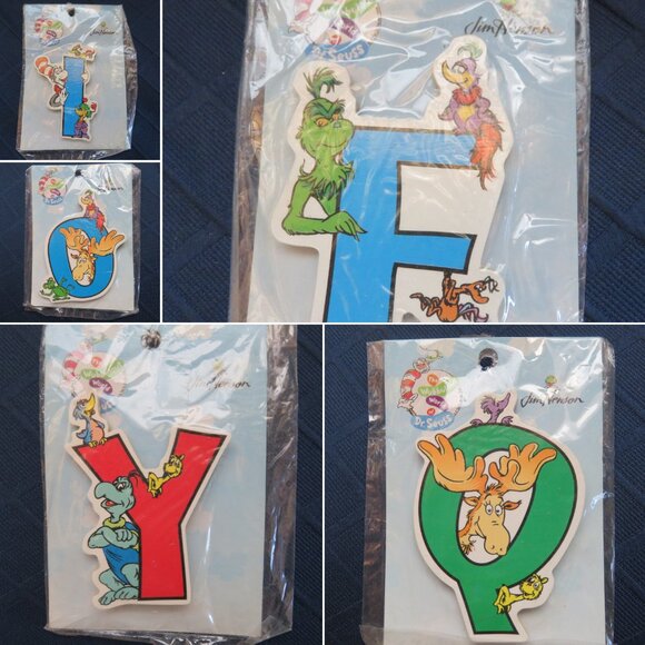 The Wubbulous World Of Dr Seuss 3in Wooden Lot 5 Jim Henson Cut Out PerJinkities - Picture 1 of 7